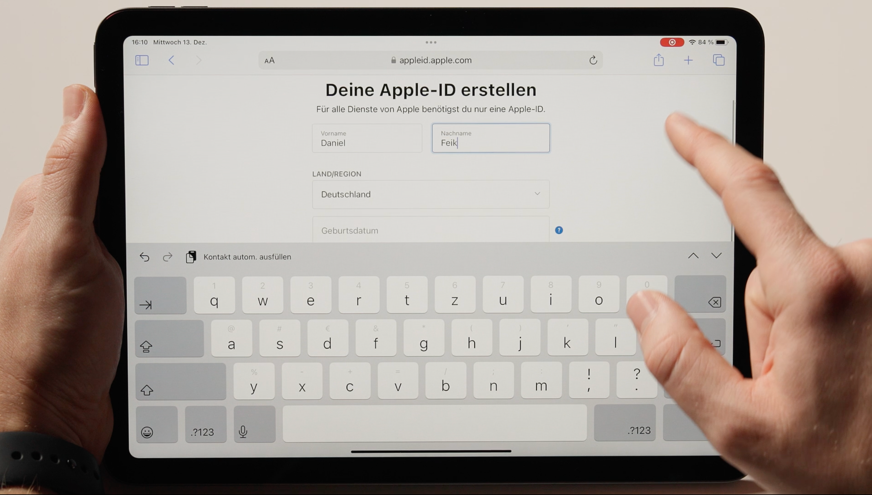 Apple ID erstellen